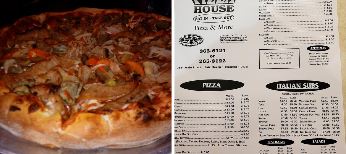 Fair Haven Pizza House & Subs Menu