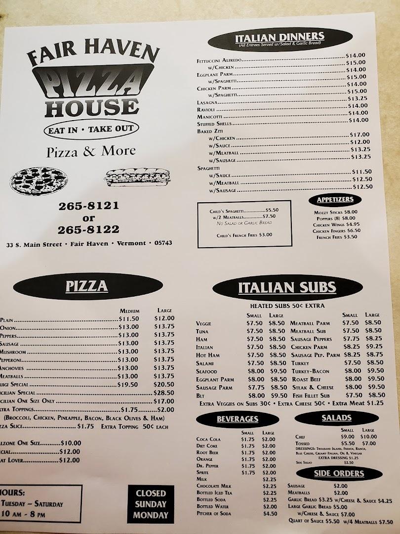Fair Haven Pizza House & Subs